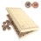 Luoyer 14 Inch Wooden Foldable Chinese Chess Xiangqi Travel Game Set with Wooden Chess Pieces Traditional Tabletop Strategy and Skill Game for Teens Adults