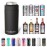 Frost Buddy Universal Can Cooler - Fits All - For Regular 12 & 16 oz or Slim-Size Bottles - Insulated Double-Walled Stainless Steel (MatteBlack)