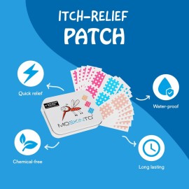Moskinto The Original Mosquito Itch Relief Patches for Kids & Adults, Bug Bite Patches Soothe Swelling & Itching, Anti Itch Bug Bite Relief, Suction Tool Alternative, Family Pack, 42 Count Moskinto The Original Mosquito Itch Relief Patches for Kids & Adults, Bug Bite Patches Soothe Swelling & Itching, Anti Itch Bug Bite Relief, Suction Tool Alternative, Family Pack, 42 Count