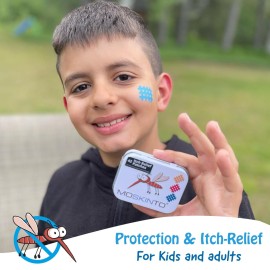 Moskinto The Original Mosquito Itch Relief Patches for Kids & Adults, Bug Bite Patches Soothe Swelling & Itching, Anti Itch Bug Bite Relief, Suction Tool Alternative, Family Pack, 42 Count Moskinto The Original Mosquito Itch Relief Patches for Kids & Adults, Bug Bite Patches Soothe Swelling & Itching, Anti Itch Bug Bite Relief, Suction Tool Alternative, Family Pack, 42 Count