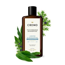 Cremo Juniper & Eucalyptus Barber Grade Thickening Shampoo, 16 Fl Oz Cremo Juniper & Eucalyptus Barber Grade Thickening Shampoo, 16 Fl Oz