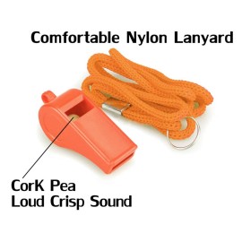 Hipat Emergency Whistle, Super Loud Safety Whistle with Lanyard, Ideal for Kayaking, Boating, Swimming, Water Survival, Hiking, Camping, Climbing Hipat Emergency Whistle, Super Loud Safety Whistle with Lanyard, Ideal for Kayaking, Boating, Swimming, Water Survival, Hiking, Camping, Climbing