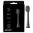 GLEEM Toothbrush Replacement Brush Heads Refill, Black, 2 Count