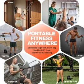 Resistance Bands, Exercise Bands with Handles, Workout Bands, Fitness Bands with Door Anchor and Ankle Straps, for Heavy Resistance Training, Physical Therapy, Shape Body, Yoga, Home Workouts Set Resistance Bands, Exercise Bands with Handles, Workout Bands, Fitness Bands with Door Anchor and Ankle Straps, for Heavy Resistance Training, Physical Therapy, Shape Body, Yoga, Home Workouts Set