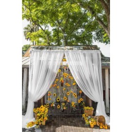 Laelfe Artificial Sunflower Flowers Long Stem Silk Fake Large Sunflowers Decoration for Outdoor Home Wedding Baby Shower Birthday Party Single Bulk Yellow Decor 6PCS (Dark Center) Laelfe Artificial Sunflower Flowers Long Stem Silk Fake Large Sunflowers Decoration for Outdoor Home Wedding Baby Shower Birthday Party Single Bulk Yellow Decor 6PCS (Dark Center)