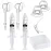Gipizi Inverted Nipple Corrector Puller 2 PC Nipple Aspirator Corrector Women Nipple Suckers for Flat Nipples