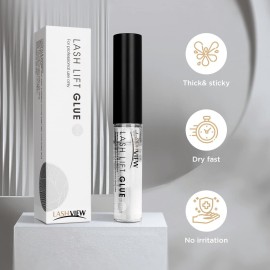 LASHVIEW Lash Lift Glue, Eyelash Perm Glue,Lash Lift Adhesive,Eyelash Lift Glue,Lash Perm Glue,No Irritation and Odorless,5ML. LASHVIEW Lash Lift Glue, Eyelash Perm Glue,Lash Lift Adhesive,Eyelash Lift Glue,Lash Perm Glue,No Irritation and Odorless,5ML.