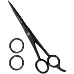 Utopia Care Hair Cutting and Hairdressing Scissors 6.5 Inch, Premium Stainless Steel shears with smooth Razor & Sharp Edge Blades, for Salons, Professional Barbers, Black