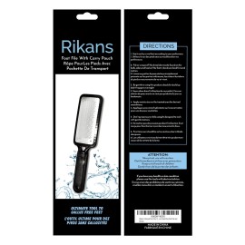 Rikans Colossal Foot File, Professional Foot Rasp Callus Remover, Foot Care Pedicure Tool to Remove Hard Skin,Can Be Used on Wet or Dry Skin, High Grade Stainless Steel File (Foot File Set)