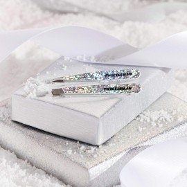 Tweezerman Hollygraphic Micro Mini Slant & Point Tweezer Set - Eyebrow Tweezers for Women and Men Tweezerman Hollygraphic Micro Mini Slant & Point Tweezer Set - Eyebrow Tweezers for Women and Men