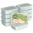 Bentgo 20-Piece Lightweight, Durable, Reusable BPA-Free 1-Compartment Containers - Microwave, Freezer, Dishwasher Safe - Mint