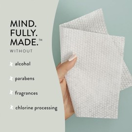 The Honest Company 100% Pure Organic Cotton Dry Wipes | Multi-Use Disposable Facial Cloth and Baby Wipe | Hypoallergenic and Gentle on Skin | 192 Count