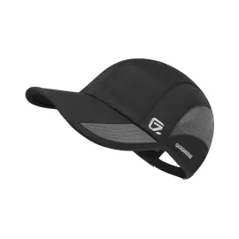 GADIEMKENSD Outdoor Running Hat Men\'s Cooling UPF50+ Womens Baseball Cap Sport Mesh Sun Hat Trucker Dad Hats Quick Dry Breathable Unstructured for Summer Camping Fishing Hiking Improved Black L