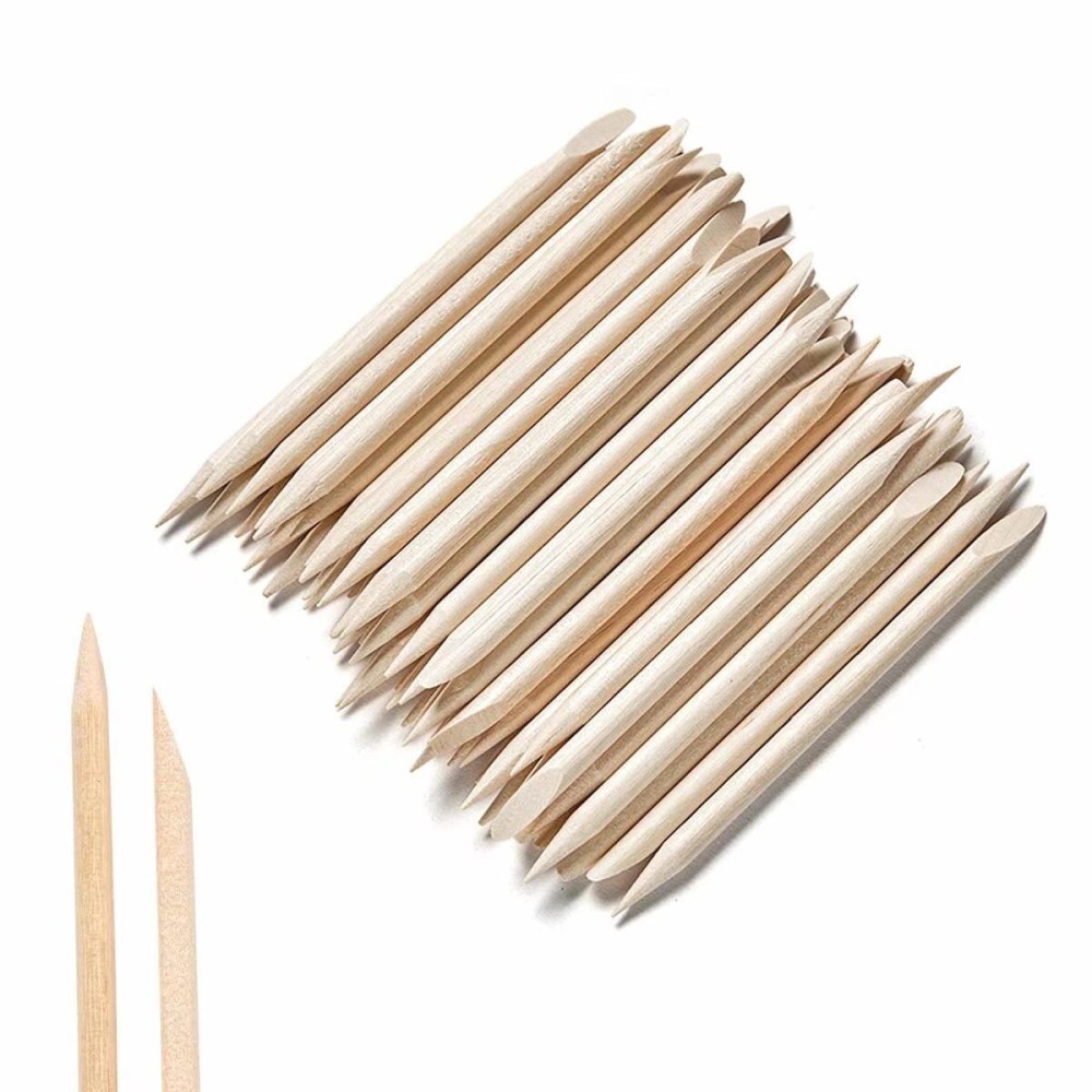 Nail Art Orange Wood Sticks,AMOSTBY 50PCS Multi Functional Cuticle Pusher Remover Manicure Pedicure Tool,4.5 inch Nail Art Orange Wood Sticks,AMOSTBY 50PCS Multi Functional Cuticle Pusher Remover Manicure Pedicure Tool,4.5 inch
