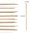 Nail Art Orange Wood Sticks,AMOSTBY 50PCS Multi Functional Cuticle Pusher Remover Manicure Pedicure Tool,4.5 inch