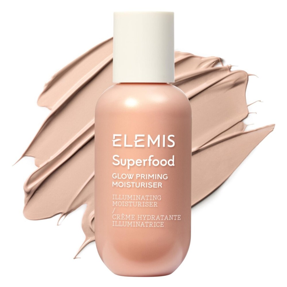 ELEMIS Superfood Glow Moisturizer for Priming & Hydrating Skin | Silicone-Free Face Moisturizer Primer | Multitasking Formula | Daily Moisturizer | Skin Moisturizer Face Cream | 60ml ELEMIS Superfood Glow Moisturizer for Priming & Hydrating Skin | Silicone-Free Face Moisturizer Primer | Multitasking Formula | Daily Moisturizer | Skin Moisturizer Face Cream | 60ml
