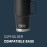YETI Rambler 20 oz Travel Mug, Stainless Steel, Vacuum Insulated with Stronghold Lid, Black