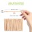 Mibly 200 Pcs Wooden Wax Sticks - Eyebrow, Lip, Nose Small Waxing Applicator Sticks for Hair Removal and Smooth Skin - Spa and Home Usage