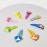 Baby Shark Kids Hair Clips for Girls Snap Clips 8 Pack Multi Color Ages 3+