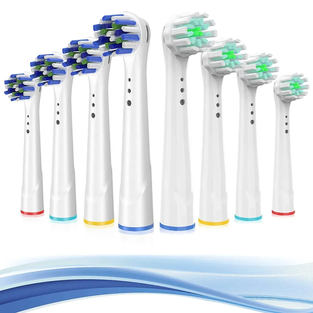 Replacement Toothbrush Heads for Oral B Braun, 8 Pack Professional Electric Toothbrush Heads, Precision Clean Brush Heads Refill Compatible with Oral-B 7000/Pro 1000/9600/ 5000/3000/8000 (8pack) Replacement Toothbrush Heads for Oral B Braun, 8 Pack Professional Electric Toothbrush Heads, Precision Clean Brush Heads Refill Compatible with Oral-B 7000/Pro 1000/9600/ 5000/3000/8000 (8pack)