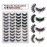 JIMIRE 20 Pairs False Eyelashes 4 Styles Mink Eyelashes Fluffy Pack 3D Volume Faux Mink Cat Eye Lashes Pack