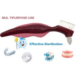 Premium Hard Denture Brush Toothbrush, Cleaning Brush, Multi-Layered Bristles & Portable Denture Double Sided Brush, Denture Care(Pack of 2) Premium Hard Denture Brush Toothbrush, Cleaning Brush, Multi-Layered Bristles & Portable Denture Double Sided Brush, Denture Care(Pack of 2)