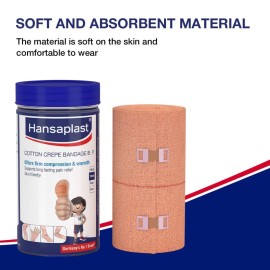 Hansaplast Cotton Crepe Bandage 10cm x 4m Hansaplast Cotton Crepe Bandage 10cm x 4m