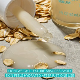 Aveeno Calm + Restore Triple Oat Hydrating Face Serum for Sensitive Skin, Gentle, Lightweight Facial Serum Instantly Smooths Skin, Fast-Absorbing, Hypoallergenic & Fragrance-Free, 1 fl. oz Aveeno Calm + Restore Triple Oat Hydrating Face Serum for Sensitive Skin, Gentle, Lightweight Facial Serum Instantly Smooths Skin, Fast-Absorbing, Hypoallergenic & Fragrance-Free, 1 fl. oz
