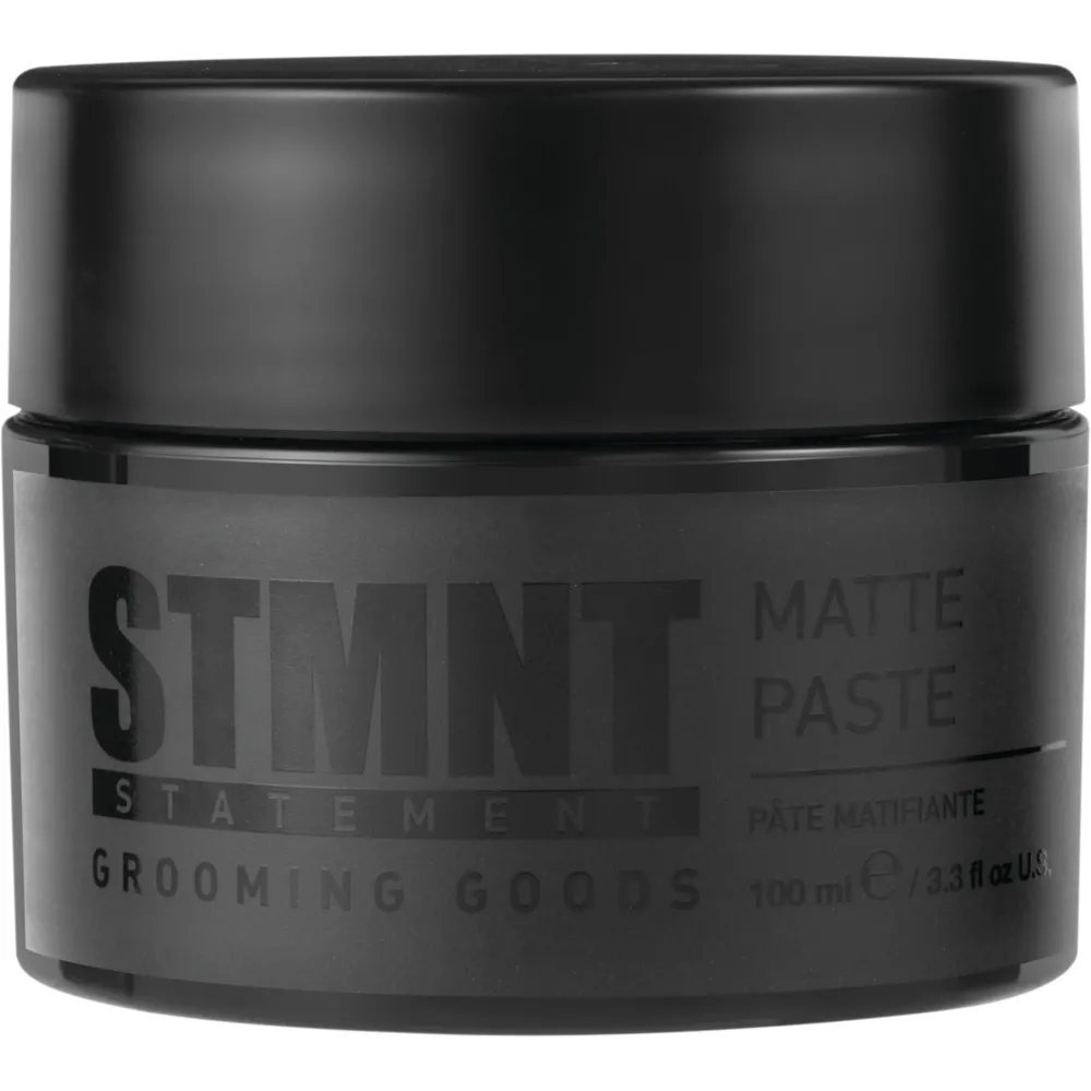 STMNT Grooming Goods Matte Paste 3.38 oz | All Day Strong Hold & High Volume | Hair Clay Paste For Men | Non-Greasy Formula | Texture Paste for Hair | Ideal for Dry & Damp Hair | Mens Hair Styling