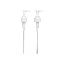 Speak Naturals White Soap and Lotion Pump, Fits Most 32oz Castile Soap Bottles, 28/410 Neck, 5cc Dispensed Per Pump (2 Pack)