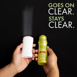 Ban Invisible Roll-on Antiperspirant Deodorant for Women and Men, 24-hour Underarm Odor & Sweat Protection, Satin Breeze, 3.5 Oz, Pack of 4 Ban Invisible Roll-on Antiperspirant Deodorant for Women and Men, 24-hour Underarm Odor & Sweat Protection, Satin Breeze, 3.5 Oz, Pack of 4