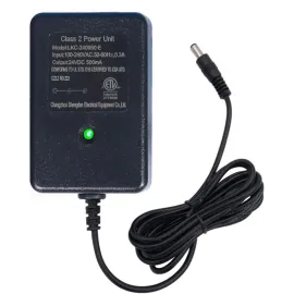 24V Charger for Ride On Car, 24 Volt Kids Battery Charger with Charging Indicator Light for Baby Carriage Ride Toy, 500mA Supply Power Adapter