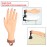 Practice Hand for Acrylic Nails,Mannequin Hands for Nails Practice,Nail Art Hand Nail Training Hand Nail Fake Hand Nail Hand Practice Acrylic Nail Hand 1Pcs Nude Hand