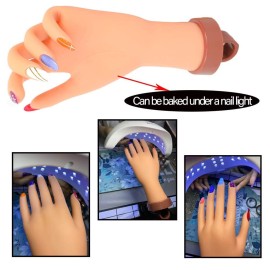 Practice Hand for Acrylic Nails,Mannequin Hands for Nails Practice,Nail Art Hand Nail Training Hand Nail Fake Hand Nail Hand Practice Acrylic Nail Hand 1Pcs Nude Hand Practice Hand for Acrylic Nails,Mannequin Hands for Nails Practice,Nail Art Hand Nail Training Hand Nail Fake Hand Nail Hand Practice Acrylic Nail Hand 1Pcs Nude Hand