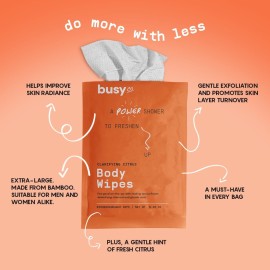 Refresh Body Wipes for Women - Cleansing Large Wash Cloth - Extra Thick & Moist - Armpit Sweat Clothes for Body Odor - No Rinse, No Shower - Fresh Citrus - Arnica Flower, Charcoal & Glycolic Acid Refresh Body Wipes for Women - Cleansing Large Wash Cloth - Extra Thick & Moist - Armpit Sweat Clothes for Body Odor - No Rinse, No Shower - Fresh Citrus - Arnica Flower, Charcoal & Glycolic Acid