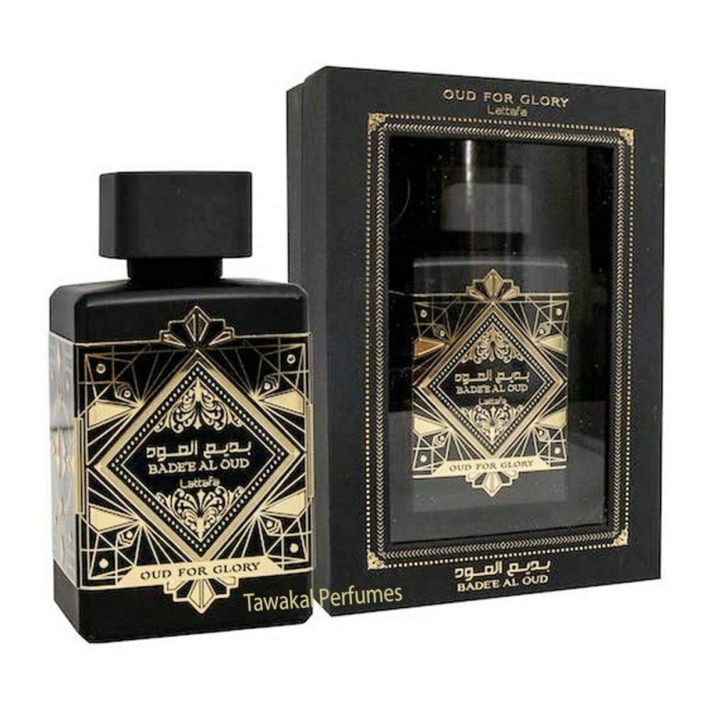 Lattafa Perfumes Bade\'e Al Oud Oud for Glory Eau De Parfum Spray for Unisex 3.4 Ounce Lattafa Perfumes Bade\'e Al Oud Oud for Glory Eau De Parfum Spray for Unisex 3.4 Ounce