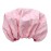 Reusable Nylon Shower Cap & Bath Cap, Reversible Oversized Waterproof Shower Caps Large Designed for all Hair Lengths w Terry Lining & Elastic Band Stretch Hem Hair Hat - Socialite Pretty in Pink Lace