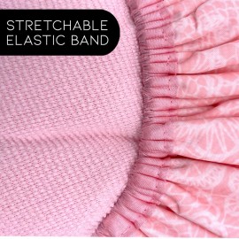 Reusable Nylon Shower Cap & Bath Cap, Reversible Oversized Waterproof Shower Caps Large Designed for all Hair Lengths w Terry Lining & Elastic Band Stretch Hem Hair Hat - Socialite Pretty in Pink Lace Reusable Nylon Shower Cap & Bath Cap, Reversible Oversized Waterproof Shower Caps Large Designed for all Hair Lengths w Terry Lining & Elastic Band Stretch Hem Hair Hat - Socialite Pretty in Pink Lace