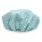 Reusable Nylon Shower Cap & Bath Cap, Reversible Oversized Waterproof Shower Caps Large Designed for all Hair Lengths w Terry Lining & Elastic Band Stretch Hem Hair Hat - Socialite Mint To Be