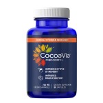 CocoaVia Memory+ Brain Supplement, Clinically Proven Memory and Brain Booster, Plant Based Supplement, Sugar Free, Gluten Free, Vegan, 750 mg Cocoa Flavanols Capsules, 30 Day Supply