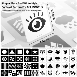 beiens High Contrast Baby Flashcards, Newborn Brain Development Toys, Visual Stimulation Learning Activity Cards, Black and White Baby Toy, 20 PCs 40 Pages 5.5\'\' x 5.5\'\' Educational Easter Infant Gift beiens High Contrast Baby Flashcards, Newborn Brain Development Toys, Visual Stimulation Learning Activity Cards, Black and White Baby Toy, 20 PCs 40 Pages 5.5\'\' x 5.5\'\' Educational Easter Infant Gift