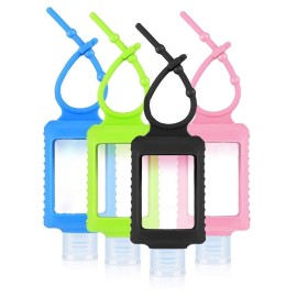 4 Pack Travel Size Plastic Clear Bottles w/Silicone Sleeve Refillable Empty Squeeze Containers Leakproof Flip Cap Keychain Bottles Hand Sanitizer Holder for Backpack Travel Outdoor (60ml/2oz) (A) 4 Pack Travel Size Plastic Clear Bottles w/Silicone Sleeve Refillable Empty Squeeze Containers Leakproof Flip Cap Keychain Bottles Hand Sanitizer Holder for Backpack Travel Outdoor (60ml/2oz) (A)