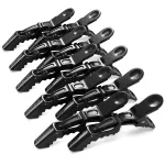 FRAMAR Black Alligator Clips For Hair Styling 10 Pack - Professional Alligator Hair Clips For Women, Hair Clip For Women, Black Hair Clips For Styling - Firm Hold Without Slipping
