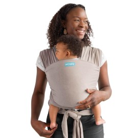 Moby Baby Wrap Carrier Element for Newborns to Toddlers (8-33lbs), Infant Sling Carrier, Ultra Lightweight & Hands Free Design, Adjustable for All Body Types (Taupe) Moby Baby Wrap Carrier Element for Newborns to Toddlers (8-33lbs), Infant Sling Carrier, Ultra Lightweight & Hands Free Design, Adjustable for All Body Types (Taupe)