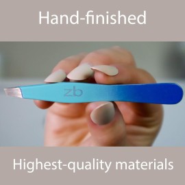 Zizzili Basics Tweezers - Limited Edition Aqua Ombr Slant Tweezer - Best Tweezers for Eyebrow, Hair Removal and Your Precision Needs Zizzili Basics Tweezers - Limited Edition Aqua Ombr Slant Tweezer - Best Tweezers for Eyebrow, Hair Removal and Your Precision Needs