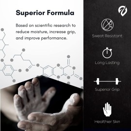 EVMT Brands Liquid Chalk, Mess Free Gym Chalk for Weightlifting, Gymnastics, Rock Climbing. Sweat Resistant and Long Lasting for Stronger Grip. Package May Vary. EVMT Brands Liquid Chalk, Mess Free Gym Chalk for Weightlifting, Gymnastics, Rock Climbing. Sweat Resistant and Long Lasting for Stronger Grip. Package May Vary.