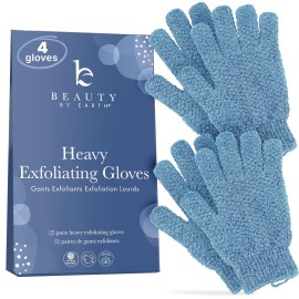 Exfoliating Glove - Shower Gloves for Body Scrub for Women & Men, Body Scrubber Mitt Exfoliating Glove - Shower Gloves for Body Scrub for Women & Men, Body Scrubber Mitt