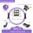 YXILEE Pilates Ring Circle Set - Workout at Home Workout Equipment Women - Booty Bands Stretching Equipment Pilates Mini Exercise Ball for Legs Arms and Thighs