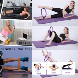 YXILEE Pilates Ring Circle Set - Workout at Home Workout Equipment Women - Booty Bands Stretching Equipment Pilates Mini Exercise Ball for Legs Arms and Thighs YXILEE Pilates Ring Circle Set - Workout at Home Workout Equipment Women - Booty Bands Stretching Equipment Pilates Mini Exercise Ball for Legs Arms and Thighs