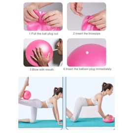 YXILEE Pilates Ring Circle Set - Workout at Home Workout Equipment Women - Booty Bands Stretching Equipment Pilates Mini Exercise Ball for Legs Arms and Thighs YXILEE Pilates Ring Circle Set - Workout at Home Workout Equipment Women - Booty Bands Stretching Equipment Pilates Mini Exercise Ball for Legs Arms and Thighs